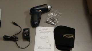 Kraftech 3.6V Cordless Screwdriver w/ holster, bit set and charger 