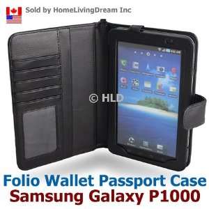  Samsung Galaxy Tab P1000 Leather Folio Wallet Passport 