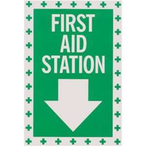  First Aid Sign (Self Adhesive Vinyl) 8 X 12