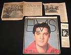 ELVIS PRESLEY  THE COURIER JOURNAL 1977   +BONUS NEWSPAPER CLIPPINGS 