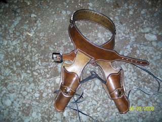Cowboy Western Holster Fast Draw Plain Leather  