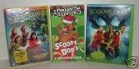 SCOOBY DOO VHS PLUS 2 DVDS SET  