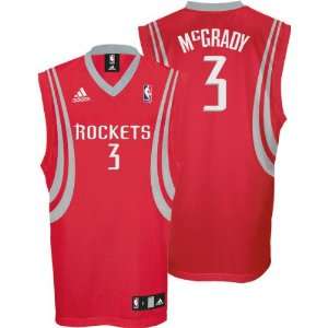  Tracy McGrady Youth Jersey adidas Red Replica #3 Houston 