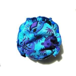 Sun Seedlings Side Snap Quick Dry Fitted Diaper   Turtles Woven Print 