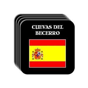 Spain [Espana]   CUEVAS DEL BECERRO Set of 4 Mini Mousepad Coasters