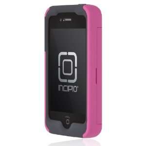 Incipio Stowaway Credit Card Case iPhone 4/4S IPH 675 Pink /Gray Cover 