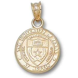University of Texas Seal 13Mm 1/2 Pendant (Gold Plated)  