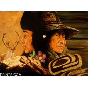 Jon Van Zyle   Indian Culture   The Ledgend Makers Alaska Heritage 