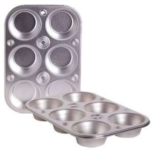   Metal Muffin / Cupcake Pan Toaster Oven Size   4 Pack: Home & Kitchen