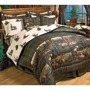 Moose Mountain Curtain Drapes & Pillow: Moose Mountain Accent Pillow 