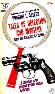 Dorothy L. Sayers TALES OF DETECTION AND MYSTERY (1967)  