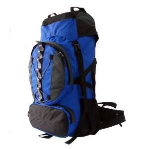   Frame Camping Hiking Backpack Blue:  Sports & Outdoors