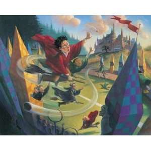  Mary Grandpre   Harry Potter   Quidditch Giclee Large 