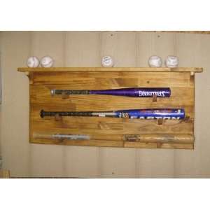  Baseball BAT Displays, Rack   W/shelf NEW Holes 3 Bats 