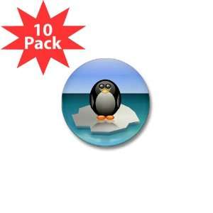  Mini Button (10 Pack) Cute Baby Penguin: Everything Else