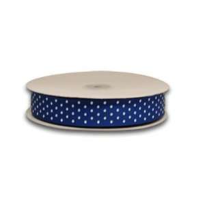   Dot 7/8 inch 50 Yards, Royal Blue with White Dots Health & Personal