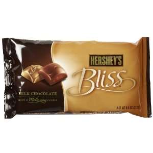 Hersheys Bliss Milk Chocolate W/Meltaway Center Laydown Bag 9.6 oz 