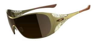 NEW OAKLEY LIV Sunglasses $190 Polished Gold /Bronze 30 890 100% UVA 