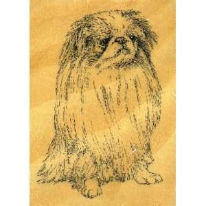  JAPANESE CHIN Rubber Stamp Arts, Crafts & Sewing