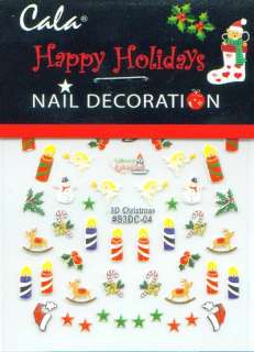Description Cute nail decorations forfingers and toes Includes one 