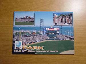 AT&T Park Stadium Postcard San Francisco Giants  
