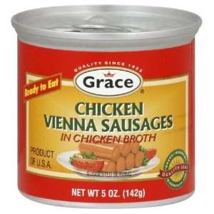 Grace Chicken Vienna Sausages, 5oz Grocery & Gourmet Food