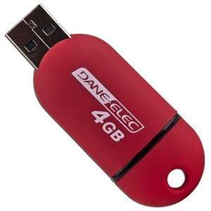  Dane Elec 4GB USB 2.0 Flash Drive w/Over 150 Classic Card 