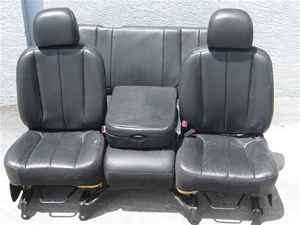 02 06 Dodge Ram 1500 2500 Black Leather Seats OEM LKQ  