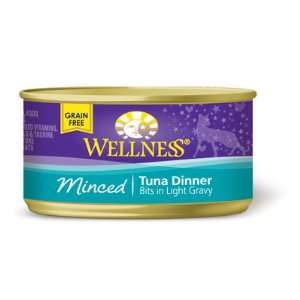  Wellness Cat Food Minced Tuna Dinner 24/3 oz: Pet Supplies