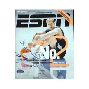 Darko Milicic autographed ESPN The Magazine (Detroit Pistons)  