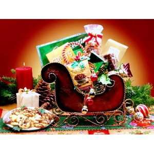 Santas Sleigh of Gourmet Holiday Treats  Medium:  Grocery 