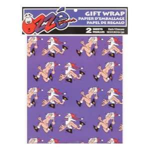  Giftwrap, Santa Chasing Mrs Claus (2pc) Health & Personal 