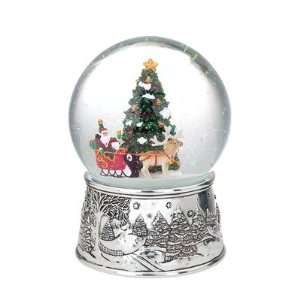 Reed & Barton 4042 Musical Snow Globes Santa Sleigh Snow Globe  
