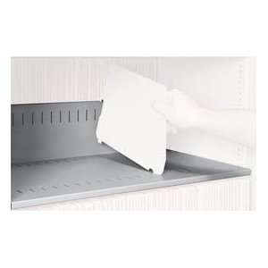   Components, Slotted Shelf, Legal Depth, Light Gray