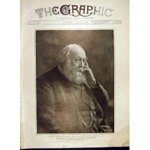  Prime Minister Marquess Salisbury Portrait Print 1902 