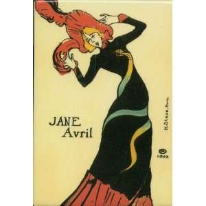 Jane Avril by Henri de Toulouse Lautrec, 2x3