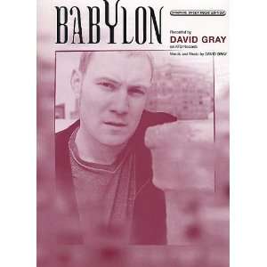  David Gray Babylon Sheet Music 