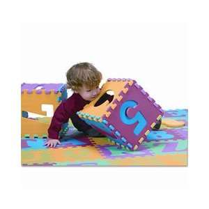   Kraft® WonderFoam® Letters and Number Puzzle Mat: Home & Kitchen