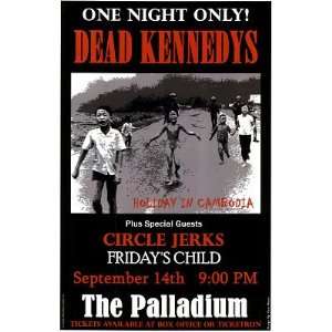  Dead Kennedys (Palladium, Concert) Music Poster Print 