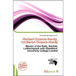   Baron Cozens Hardy (9786200779670) Dismas Reinald Apostolis Books