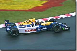 Decal F1 1/12 Williams Renault Fw14B Nigel Mansell Adrain Newey Tamiya 