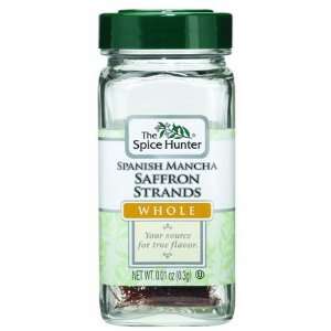 The Spice Hunter Saffron Strands, Spanish Mancha, .01 oz (Quantity of 