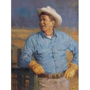  Andy Thomas Reagan By Andy Thomas Giclee On Canvas Artist 