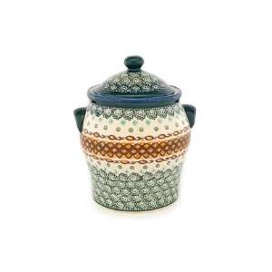 Polish Pottery Angelica Large Canister: Kitchen & Dining