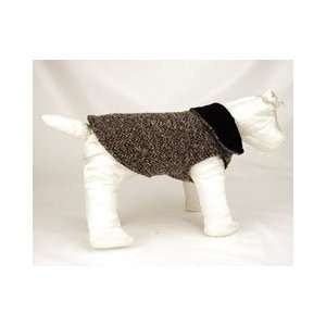  Boucle Tweed Velcro Closure Dog Coat (Size 14): Kitchen 