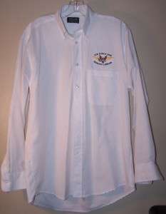 Ronald Reagan Library Airforce 1 One White Mens Button Shirt NWOT M 