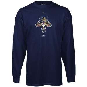  Florida Panthers Primary Logo Long Sleeve T Shirt: Sports 