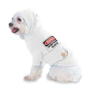  DEMONS TELL ME TO DO Hooded (Hoody) T Shirt with pocket for your Dog 