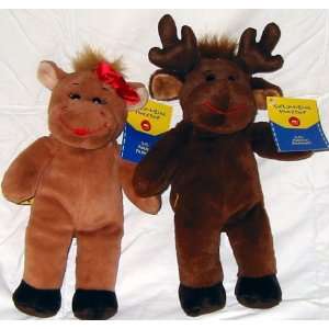 Build A Bear Workshop Holly and Hal Moose Furry Friends 