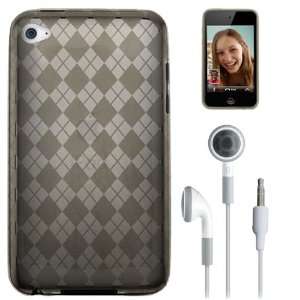 Durable Crystal HD Flexible Skin Checker Design for Apple iPod Touch 4 